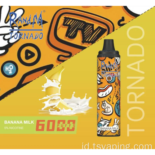 Randm sekali pakai vape 6000 puffs